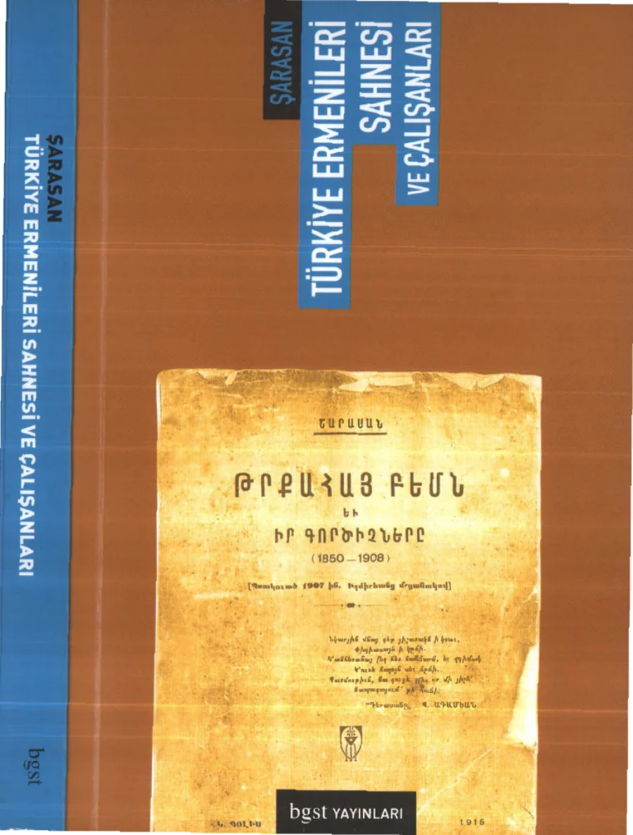 Ermenileri Sahnesi ve Çalışmaları kitap kapağı