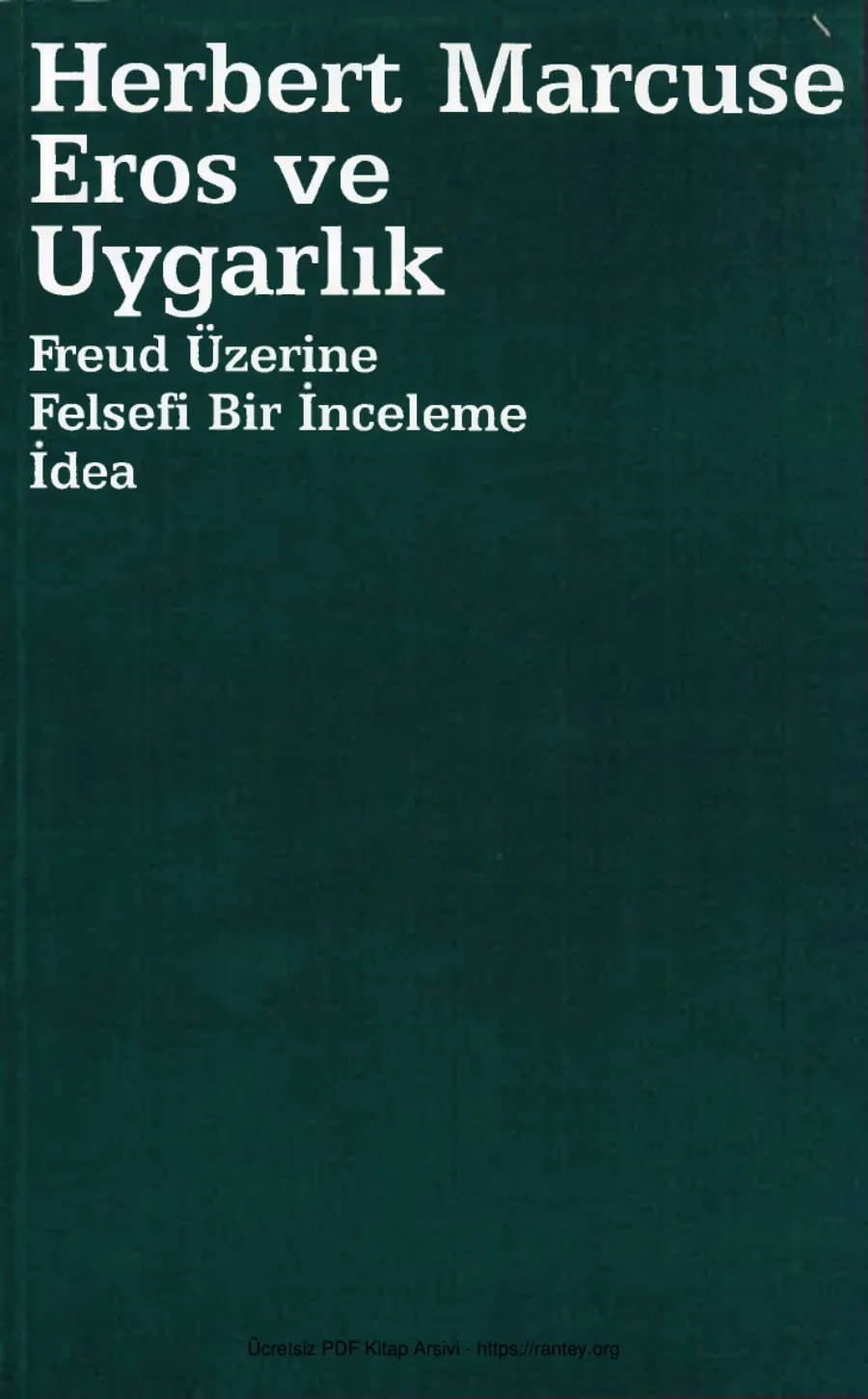 Eros ve Uygarlık kapak görseli