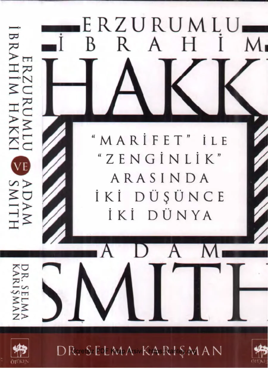 Erzurumlu İbrahim Hakkı Adam Smith Ötüken Yayınları kapak görseli
