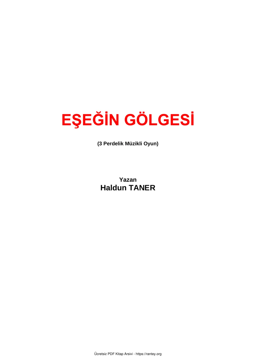 Eşeğin Gölgesi kapak görseli