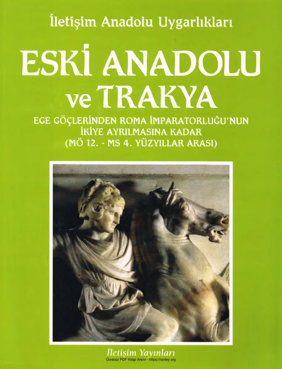 Eski Anadolu ve Trakya İletişim Yayınları kapak görseli