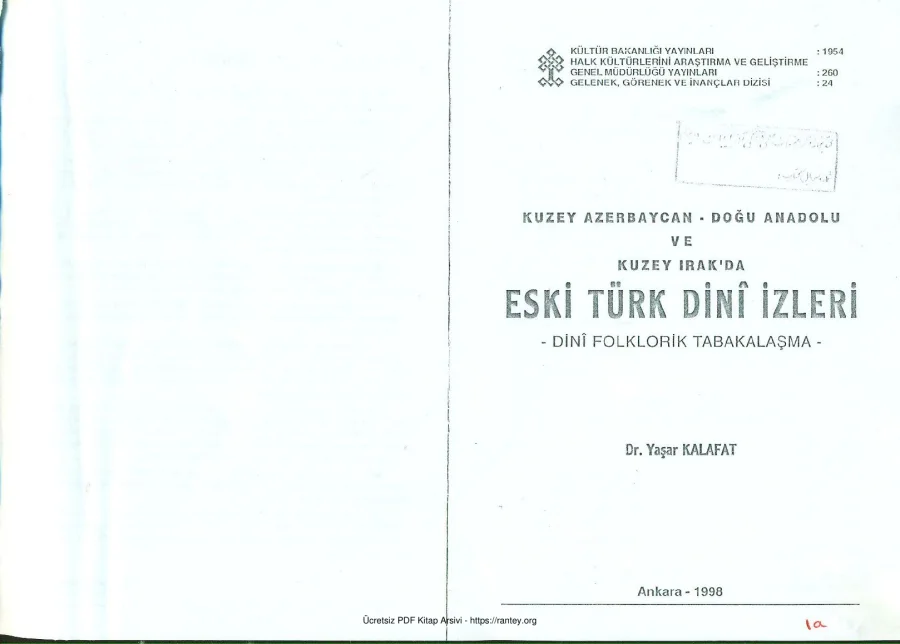 Eski Turk Dini Izleri kapak görseli