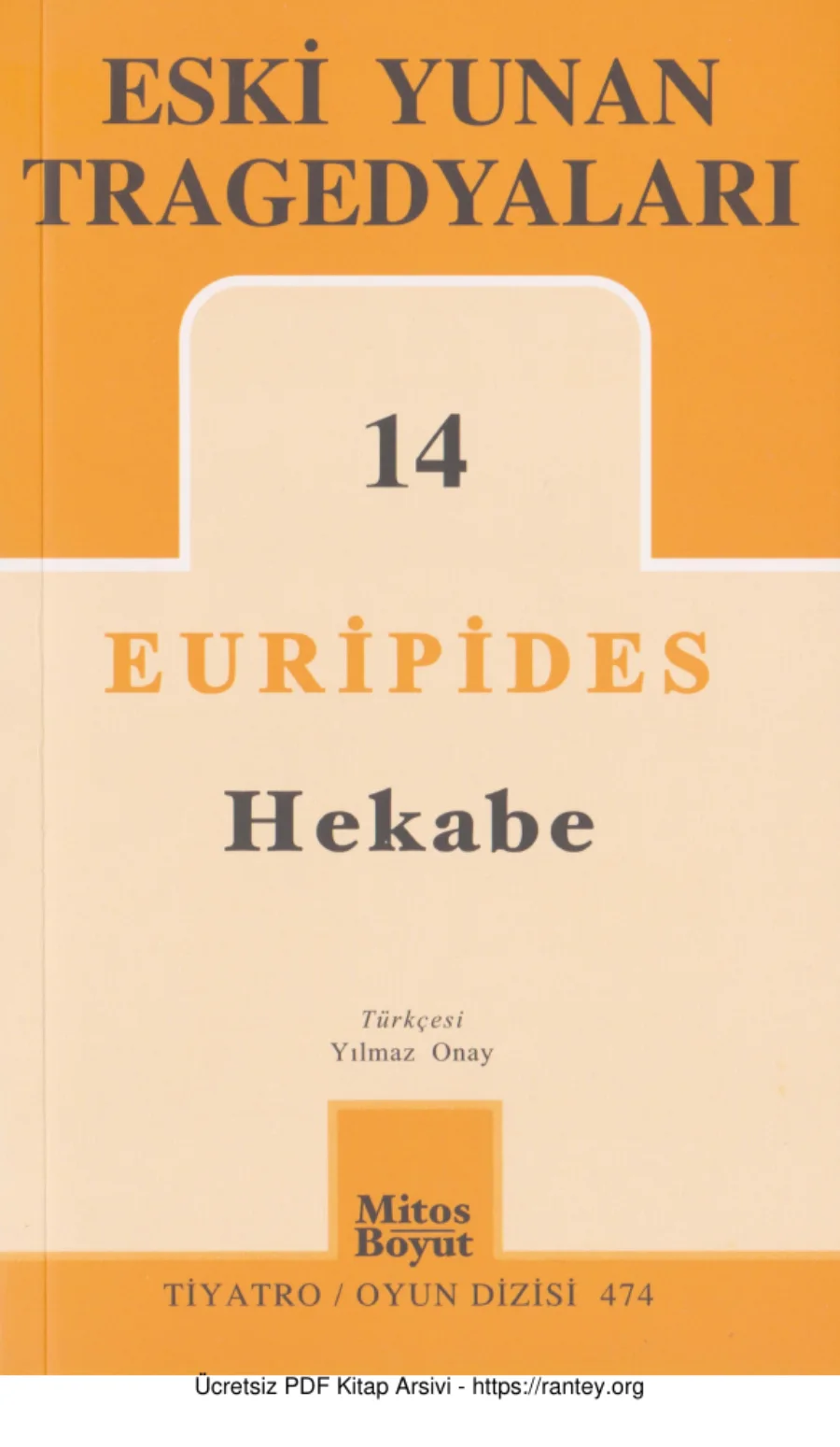 Eski Yunan Tragedyaları 14 Euripides Hekabe kapak görseli