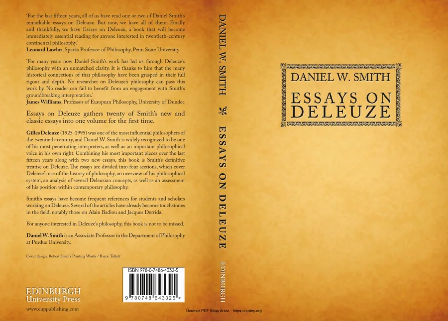 Essays on Deleuze kapak görseli