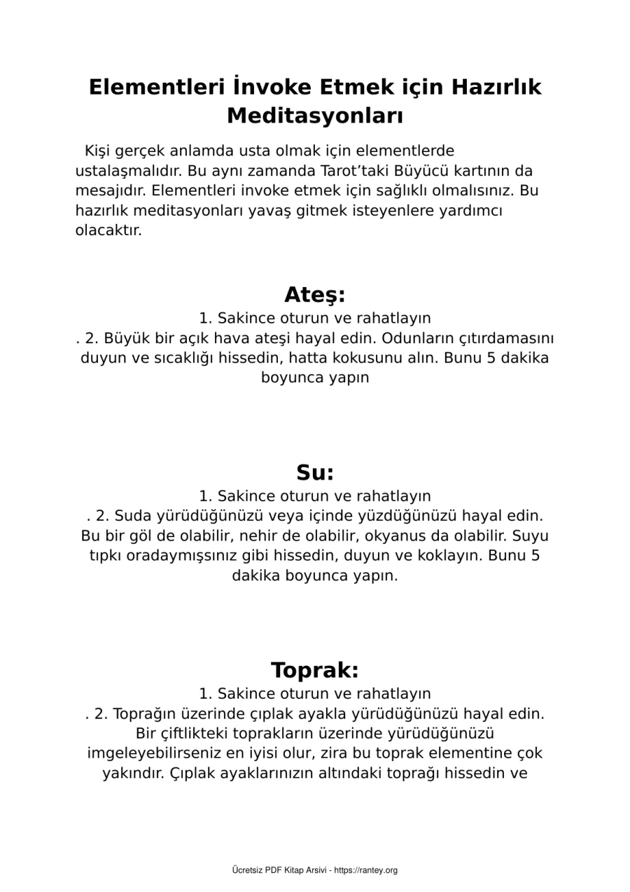 Etmek icin Hazirlik Meditasyonlari kapak görseli