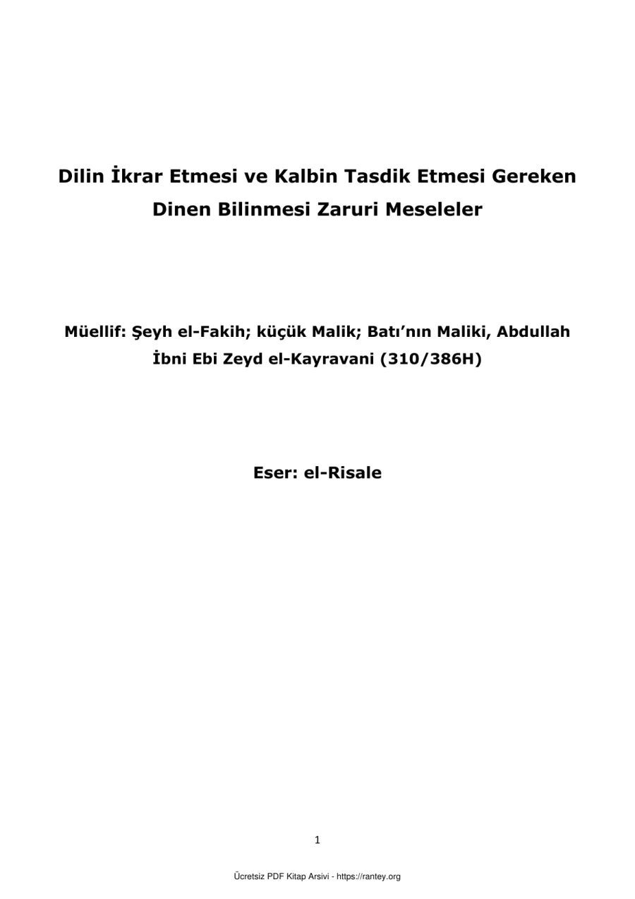 Etmesi ve Kalbin Tasdik Ebu Abdulmumin Tekin Mıhçı kapak görseli