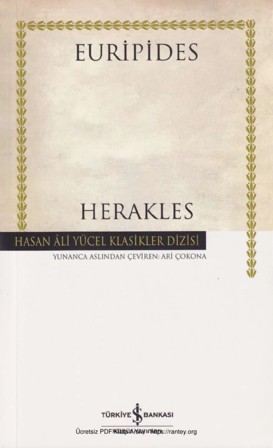 Euripides Herakles kapak görseli