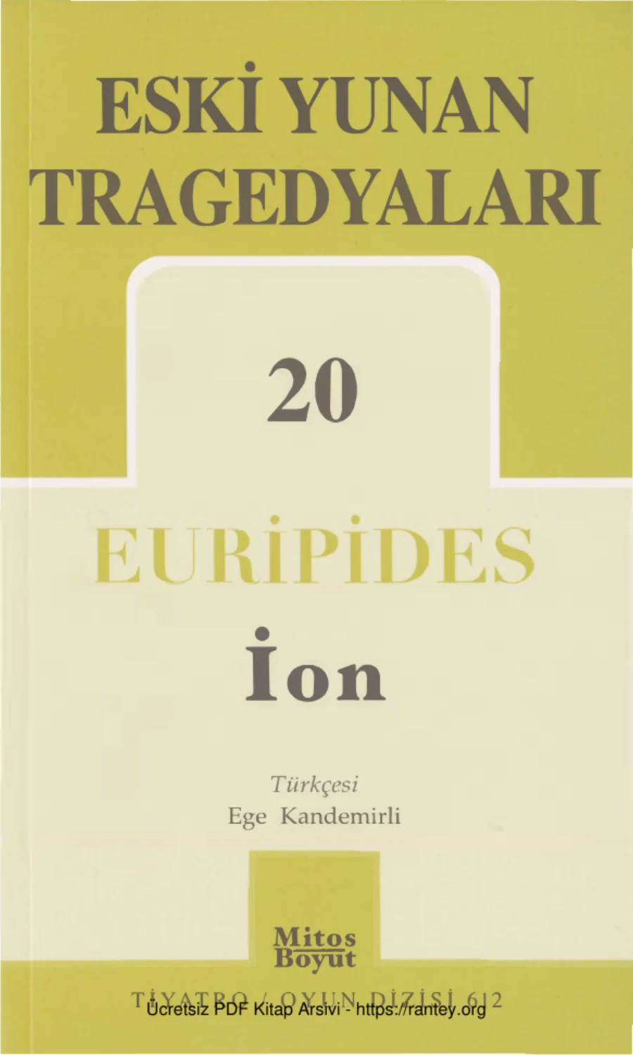 Euripides İon kapak görseli