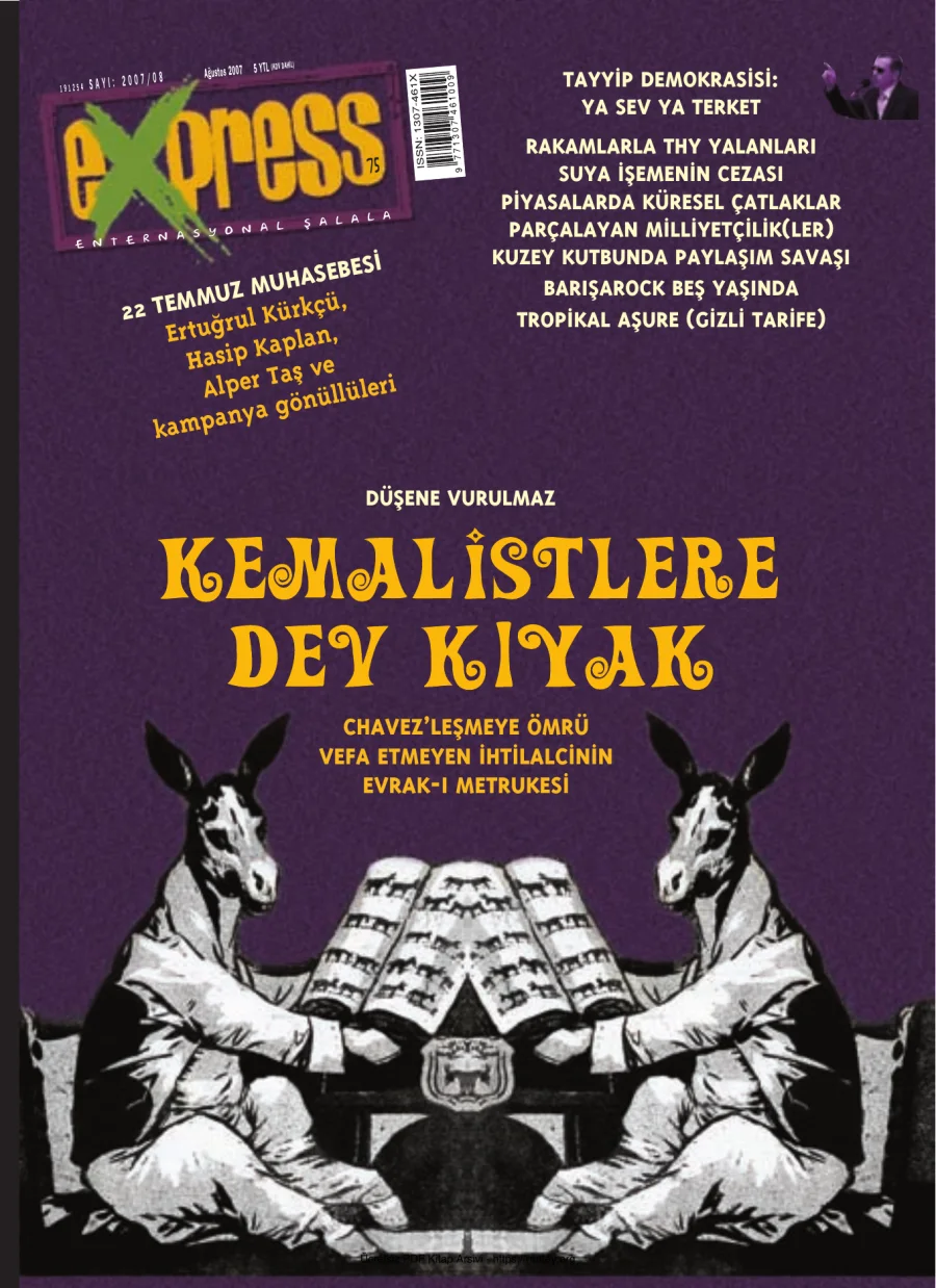 Express Sayı 075 Ağustos 2007 kapak görseli