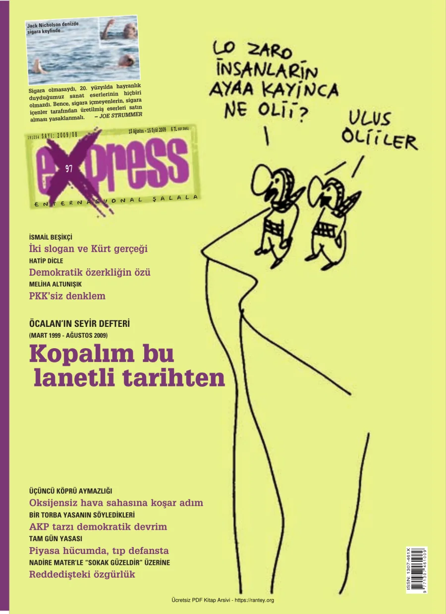 Express Sayı 097 Ağustos Eylül 2009 kapak görseli