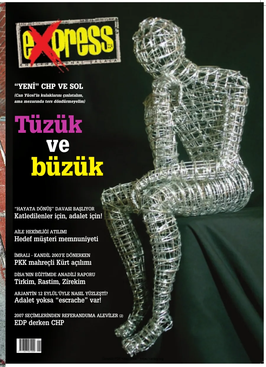 Express Sayı 114 Kasım 2010 kapak görseli