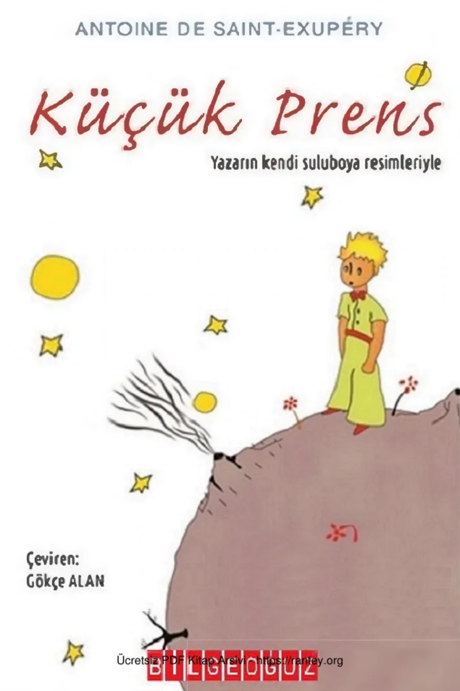 Exupery Küçük Prens Bilge Oğuz Yayınları kapak görseli