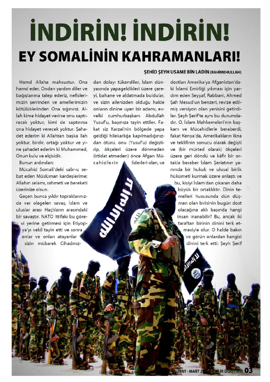 EY SOMALİ KAHRAMANLARI ŞEYH USAME Ebu Abdulmumin Tekin Mıhçı kapak görseli