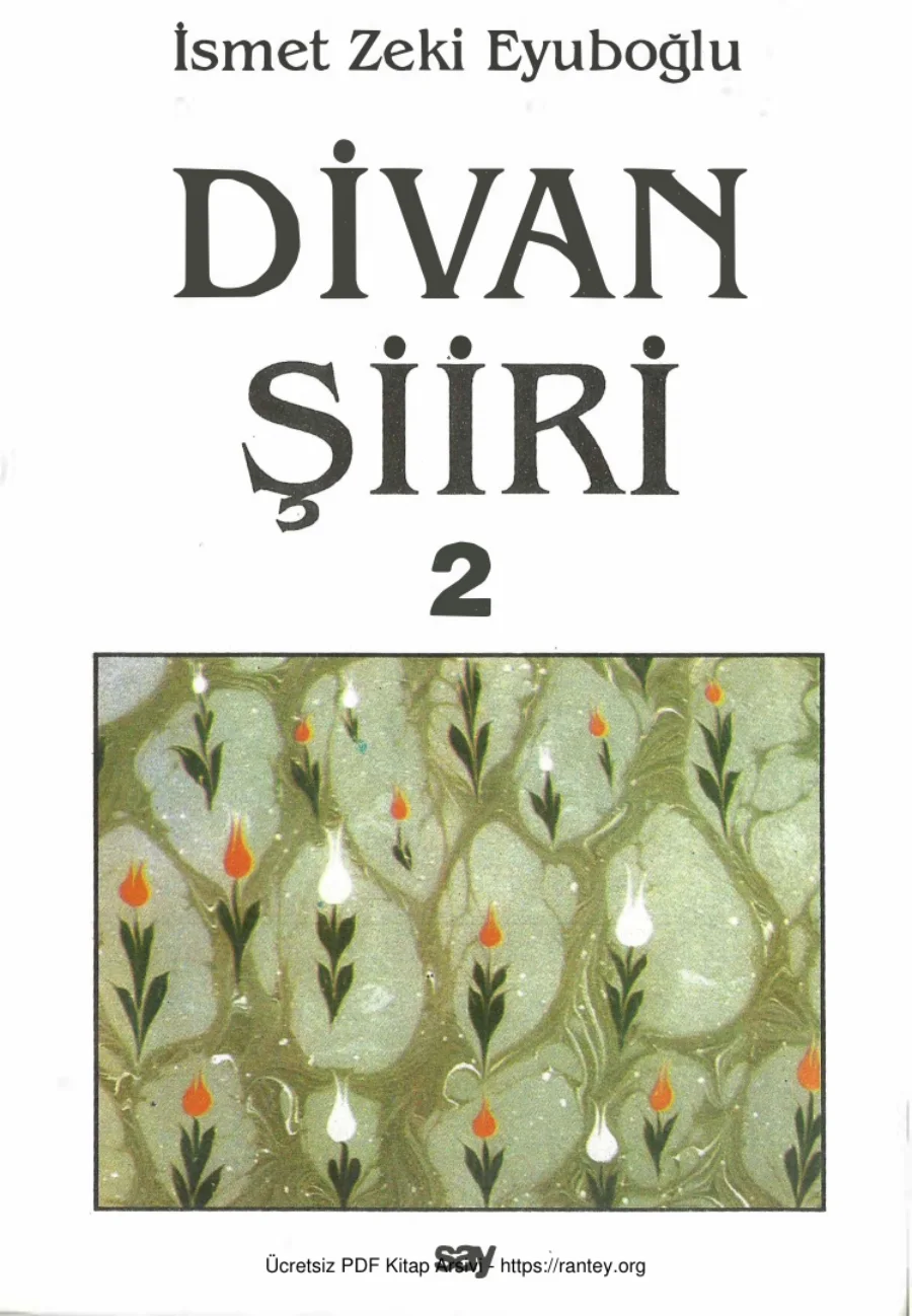 Eyuboğlu Divan Şiiri Cilt II kapak görseli