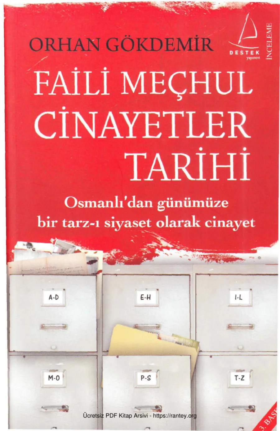 Faili Meçhul Cinayetler Tarihi kapak görseli