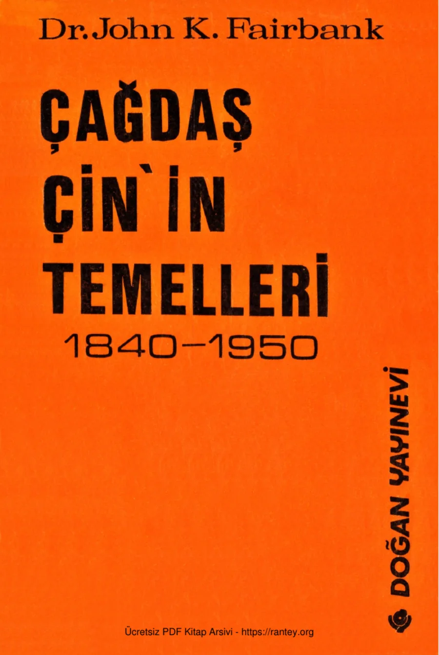 Fairbank Çağdaş Çinin Temelleri kapak görseli