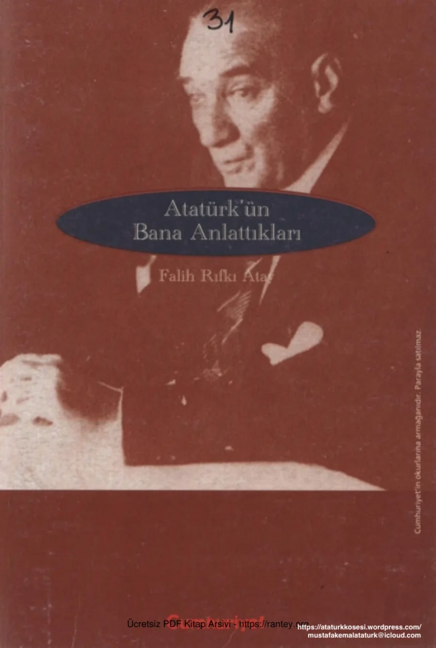 Falih Rıfkı Atay Atatürkün Bana Anlattıkları kapak görseli