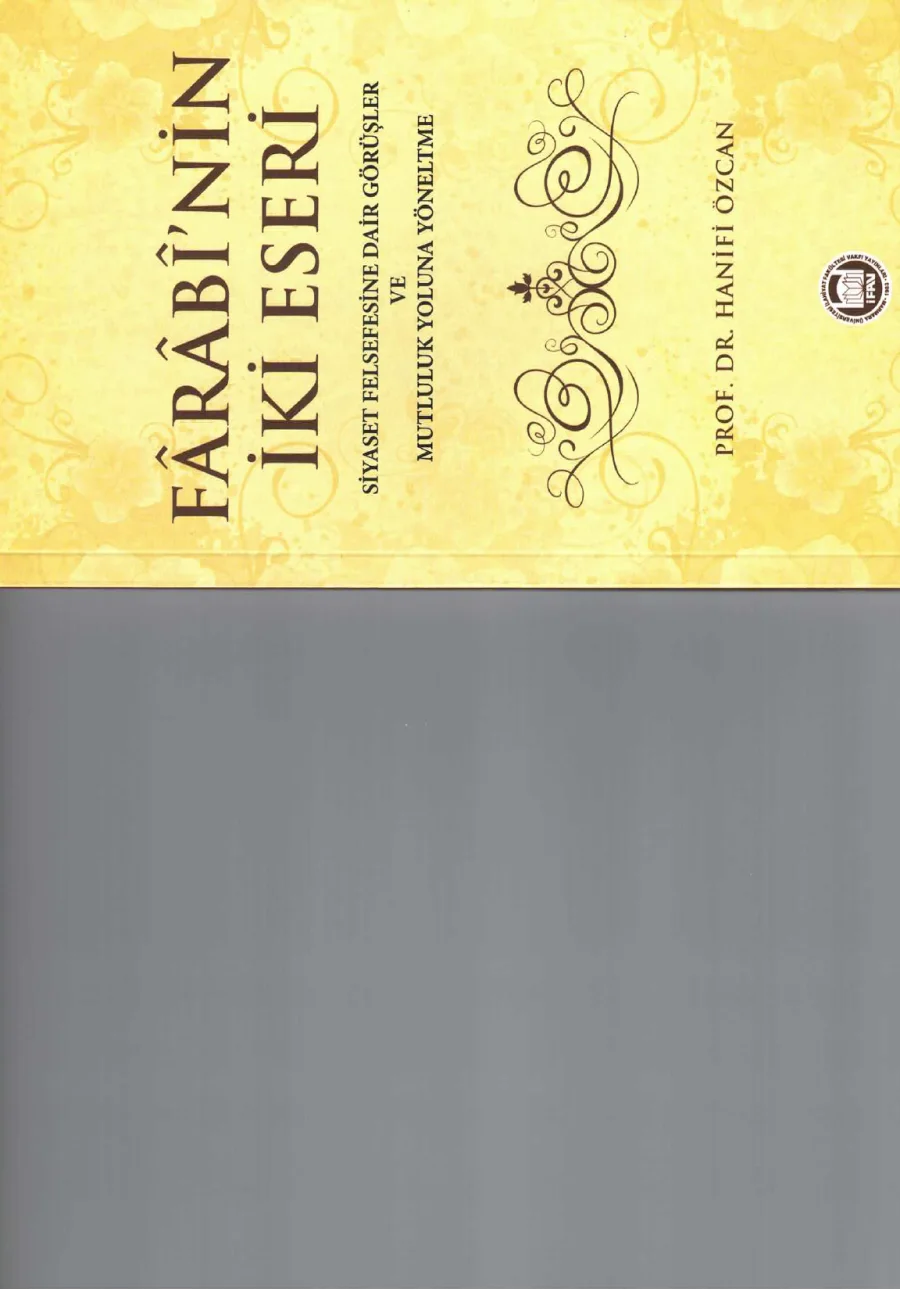 Fârâbî'nin İki Eseri kapak görseli