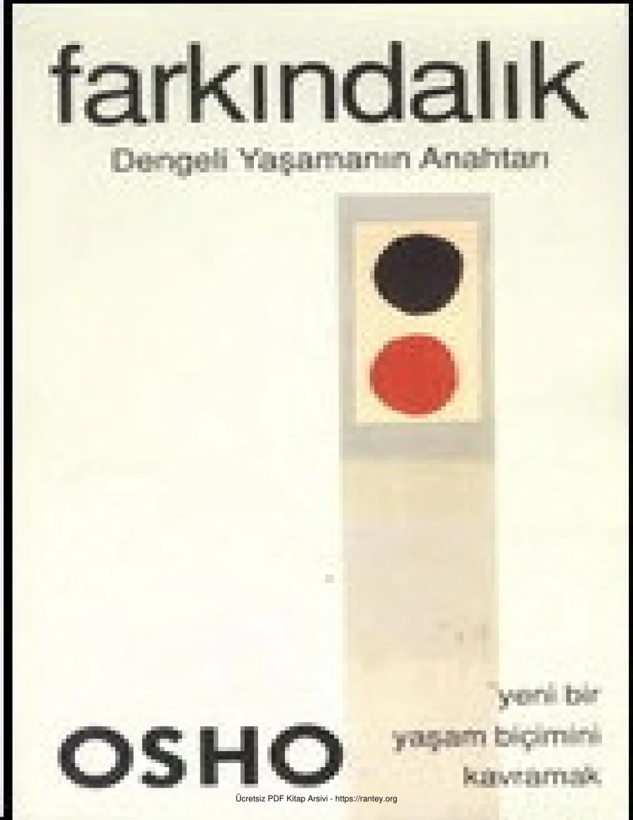 Farkındalık Dengeli Yaşamanın Anahtarı kapak görseli