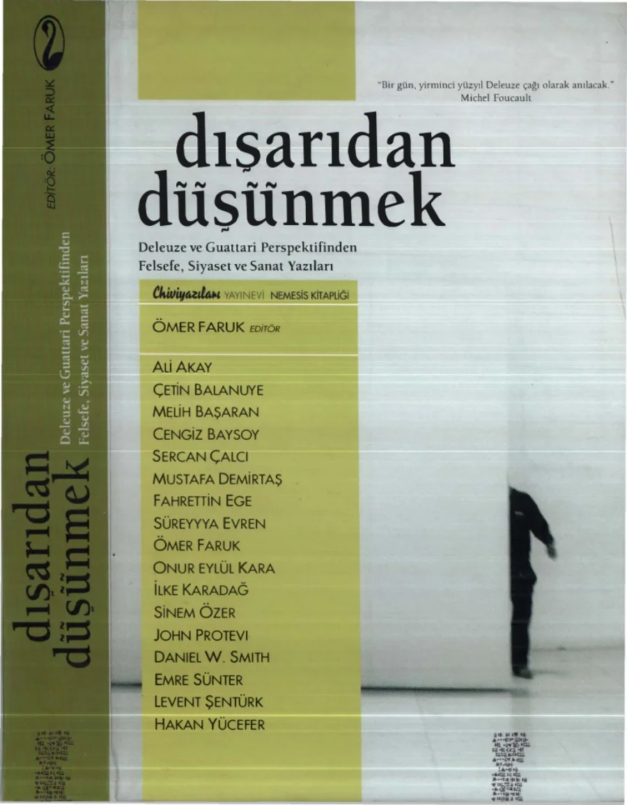 Faruk Dışarıdan Düşünmek Chiviyazıları Yayınları kitap kapağı