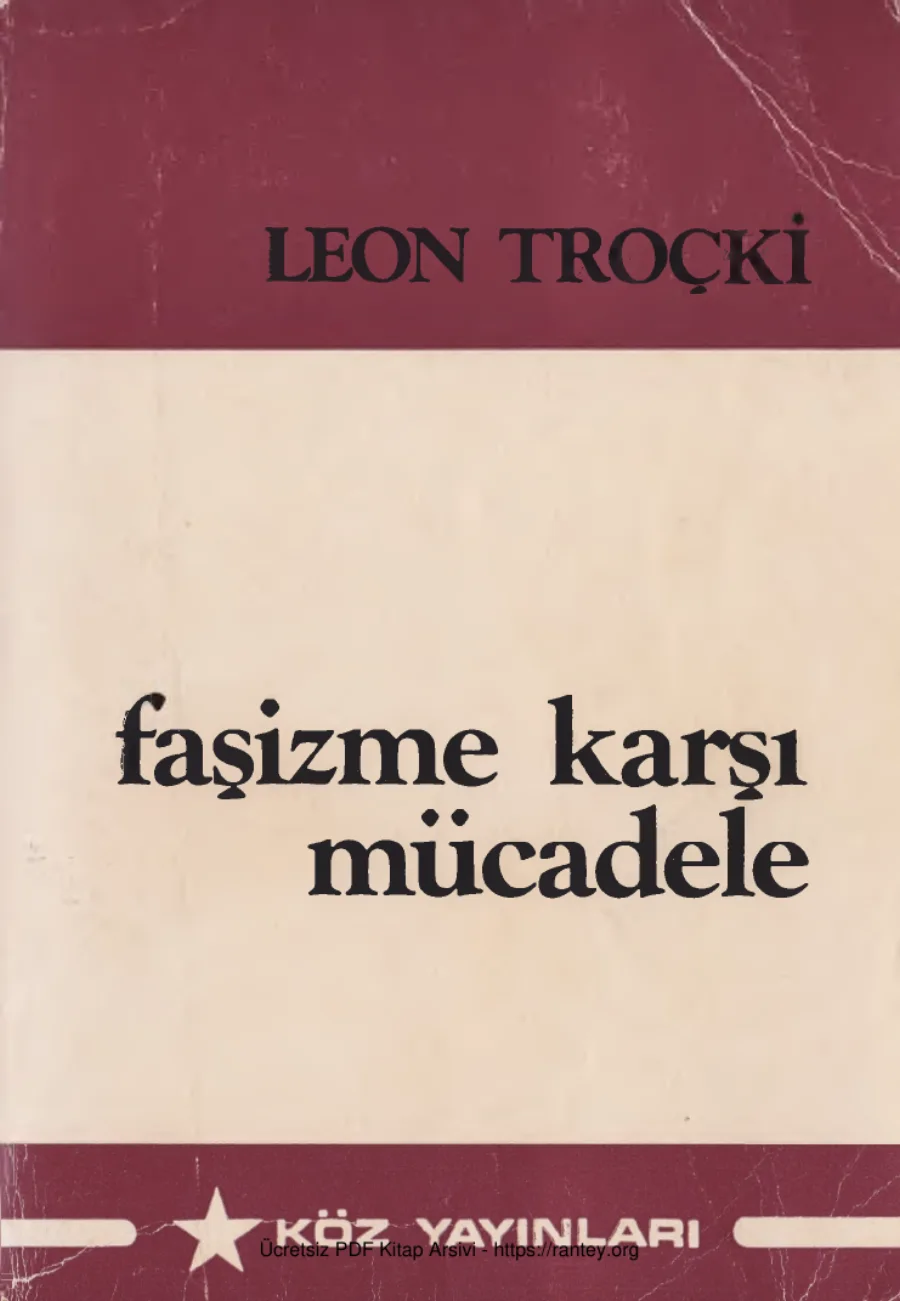 Faşizme Karşı Mücadele kapak görseli