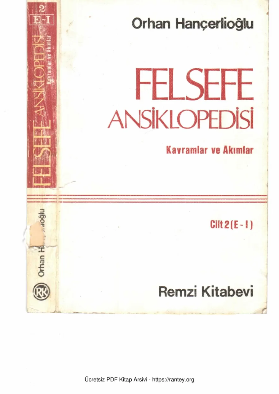 Felsefe Ansiklopedisi Cilt 2 kapak görseli