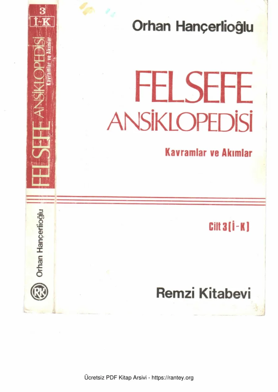 Felsefe Ansiklopedisi Cilt 3 kapak görseli