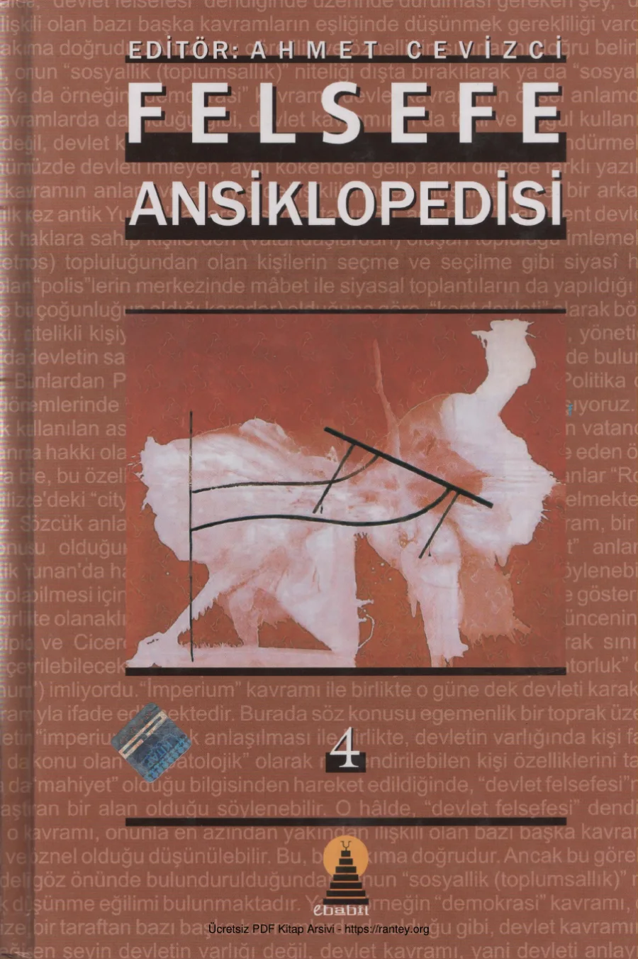 Felsefe Ansiklopedisi DAD DYA 4 kapak görseli