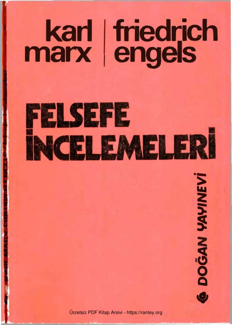 Felsefe İncelemeleri kapak görseli