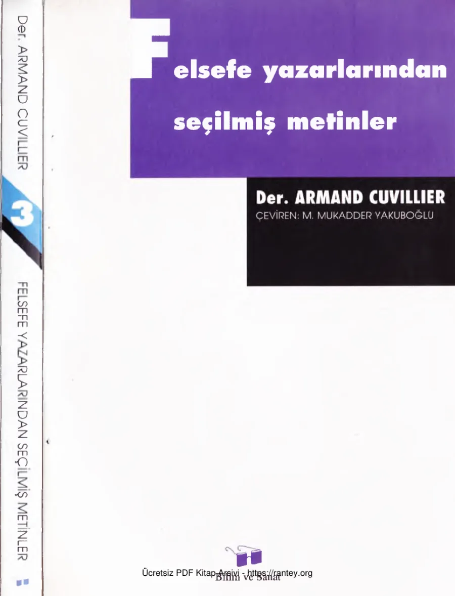 Felsefe Yazarlarından Seçilmiş Metinler 3 kapak görseli