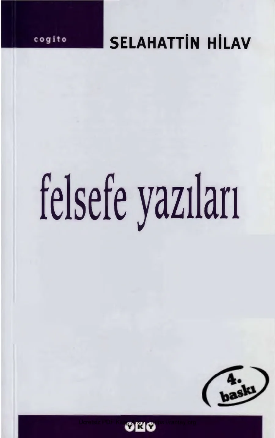 Felsefe Yazıları kapak görseli