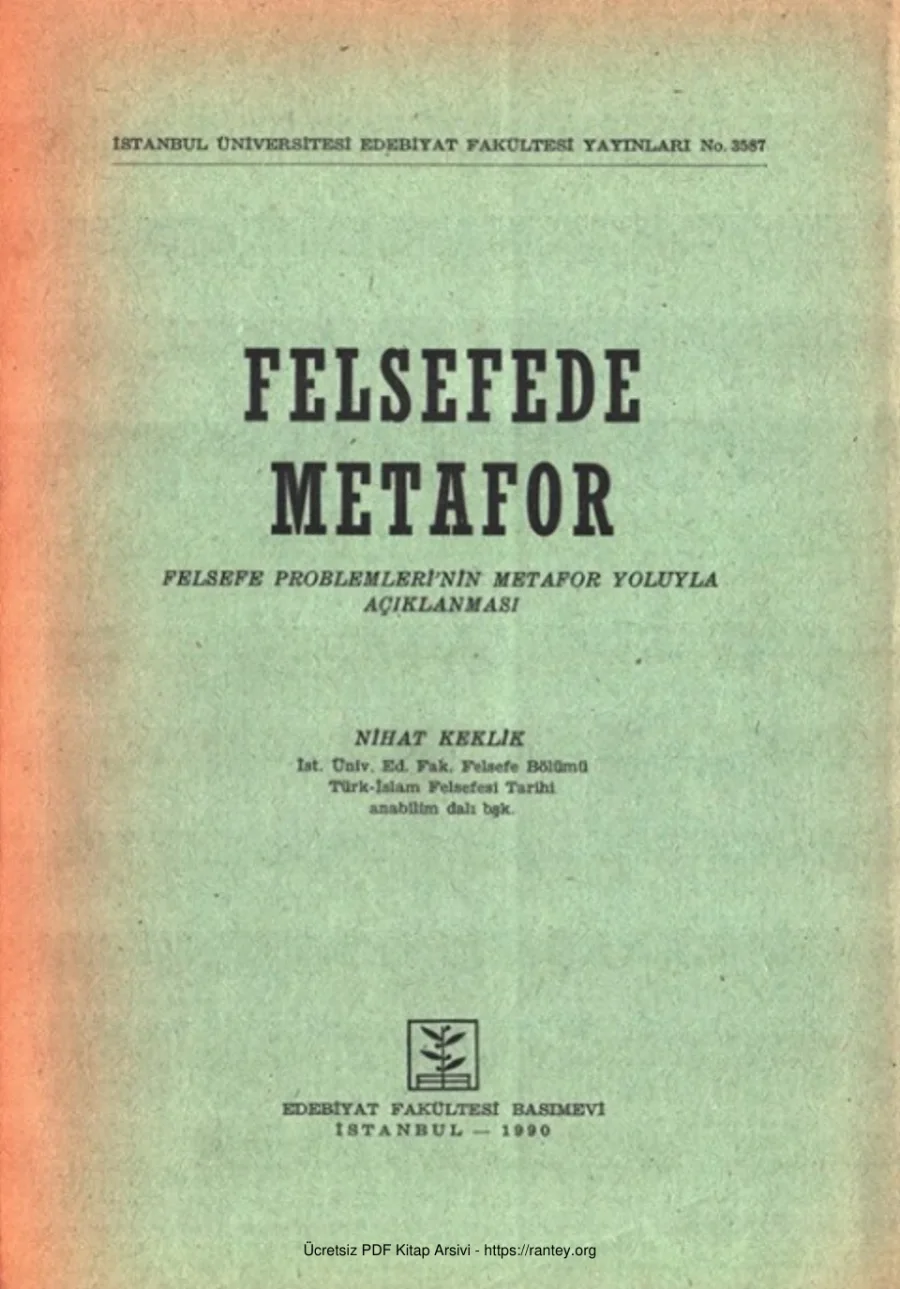 Felsefede Metafor kapak görseli