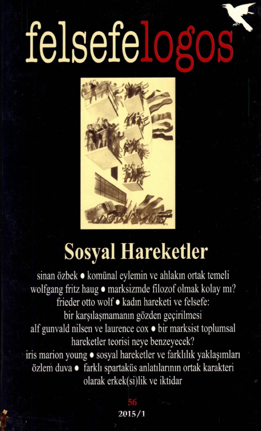 Felsefelogos Sayı 056 Sosyal Hareketler 2015 1 kapak görseli
