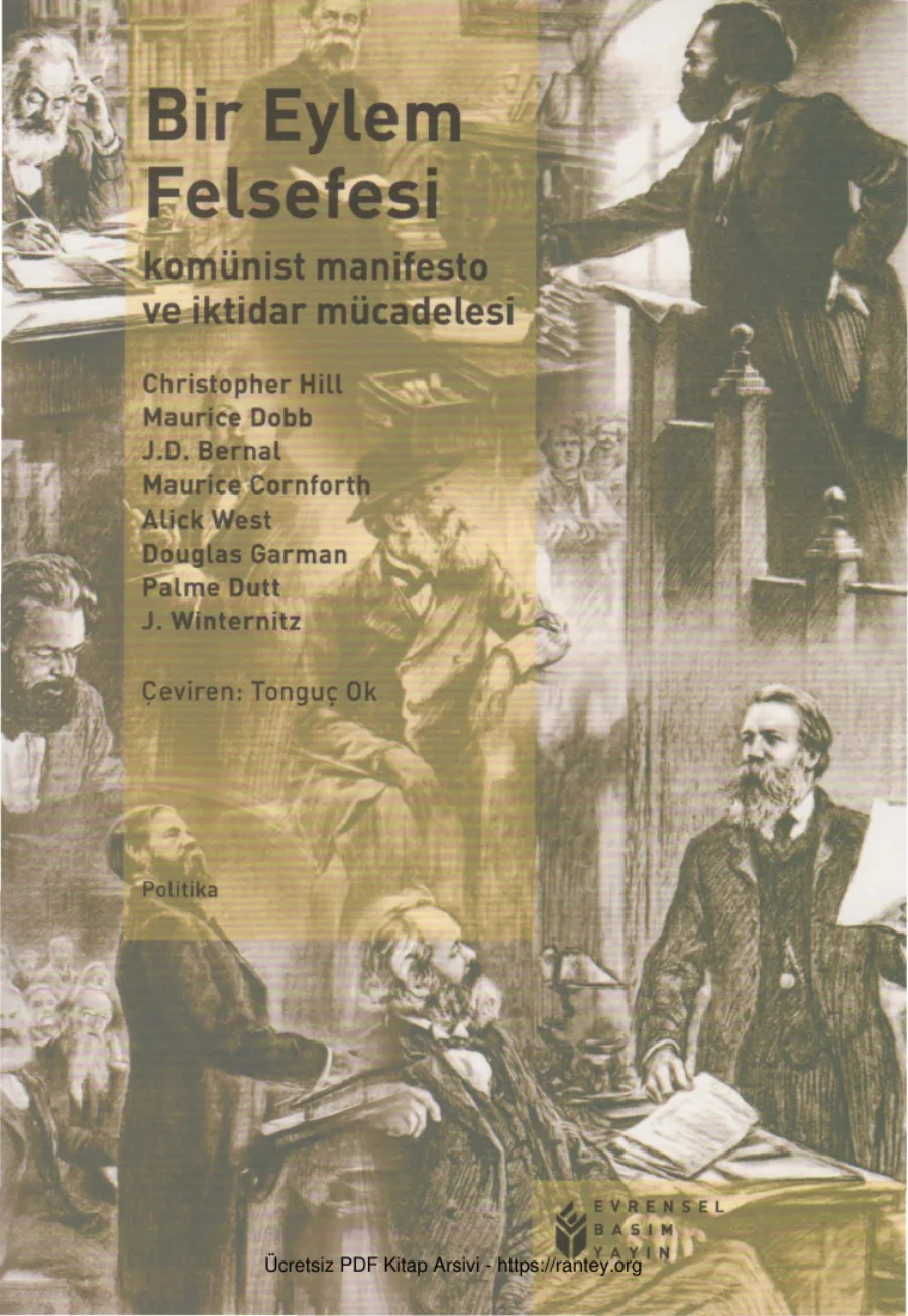 felsefesi komünist manifesto ve iktidar mücadelesi Evrensel Basım yay kapak görseli
