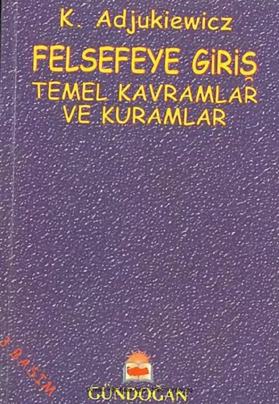 Felsefeye Giriş kapak görseli