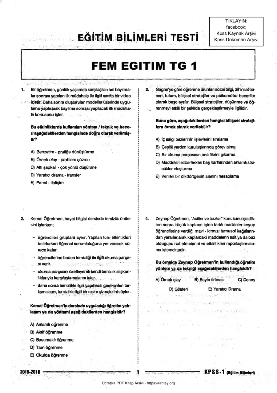 Fem 2016 Tg1 Egitim kapak görseli