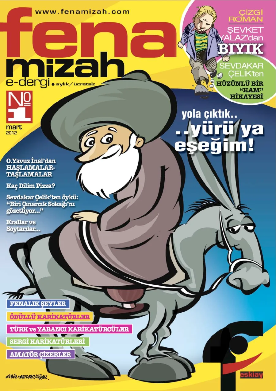 Fena Mizah - Mart 2012 kapak görseli