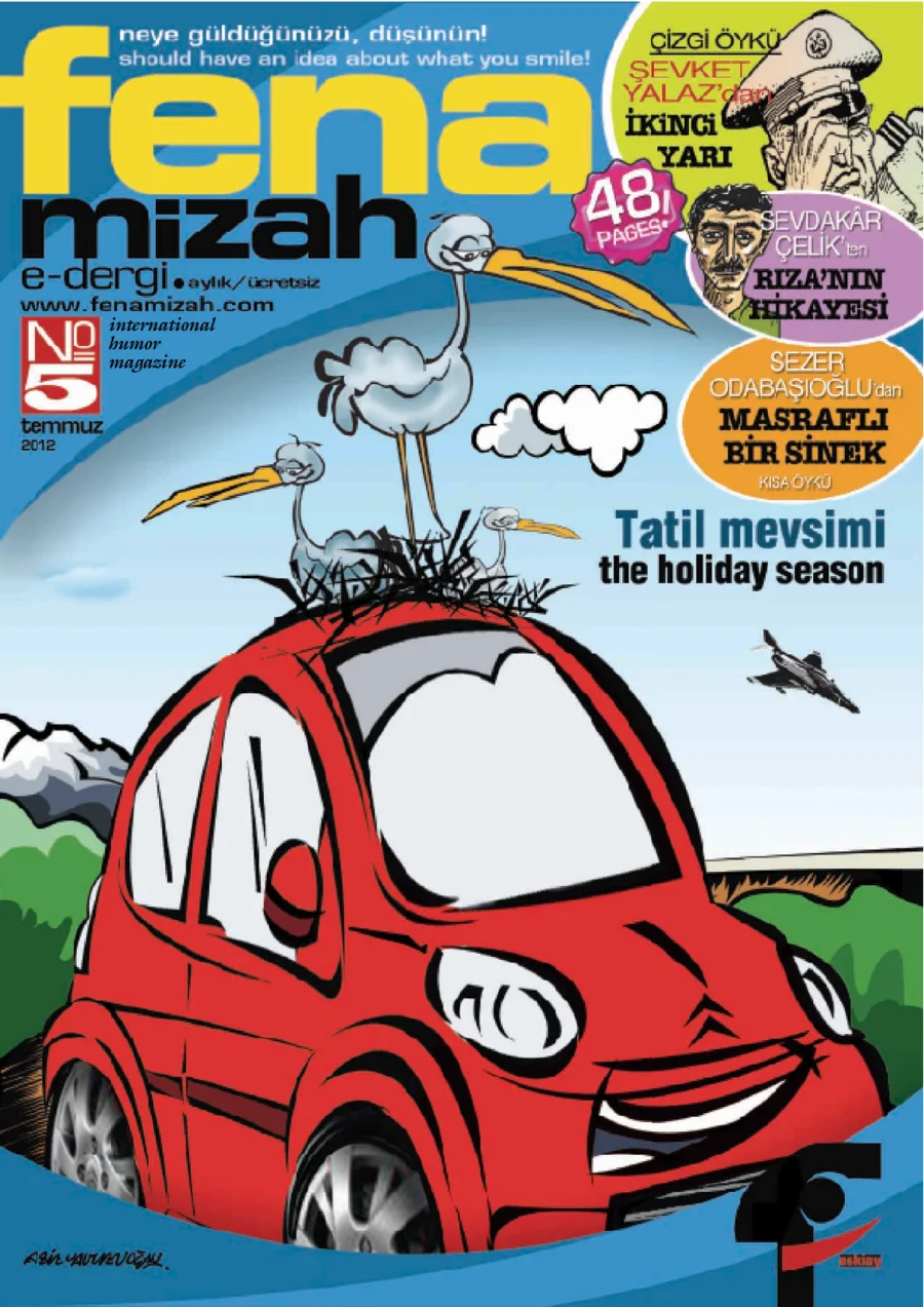 FenaMizah - Sayı 5, Temmuz 2012 kapak görseli