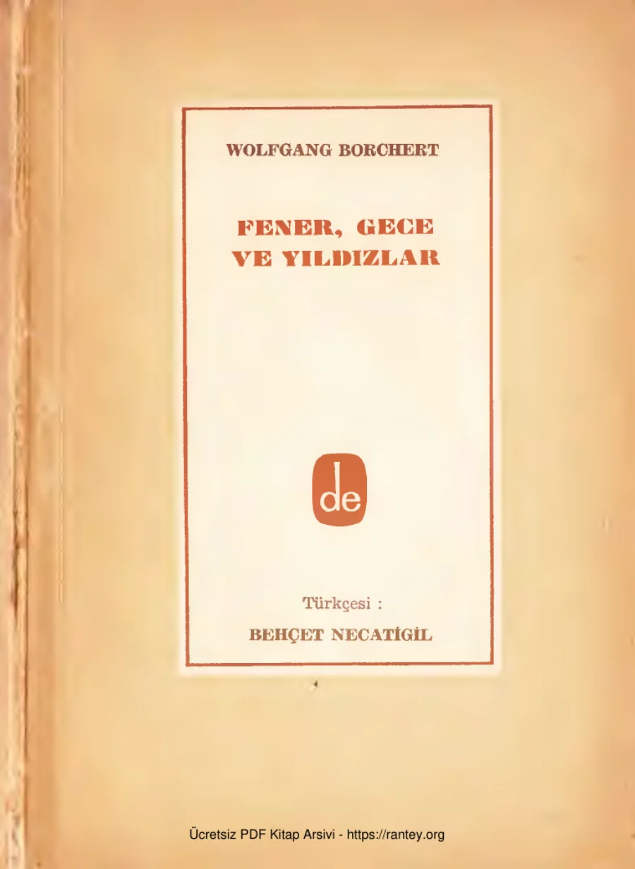 Fener Gece ve Yıldızlar De Yayınları kapak görseli