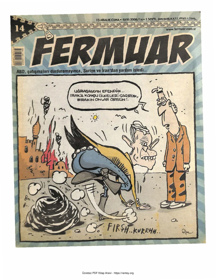 Fermuar 2006 Sayı 14 kapak görseli