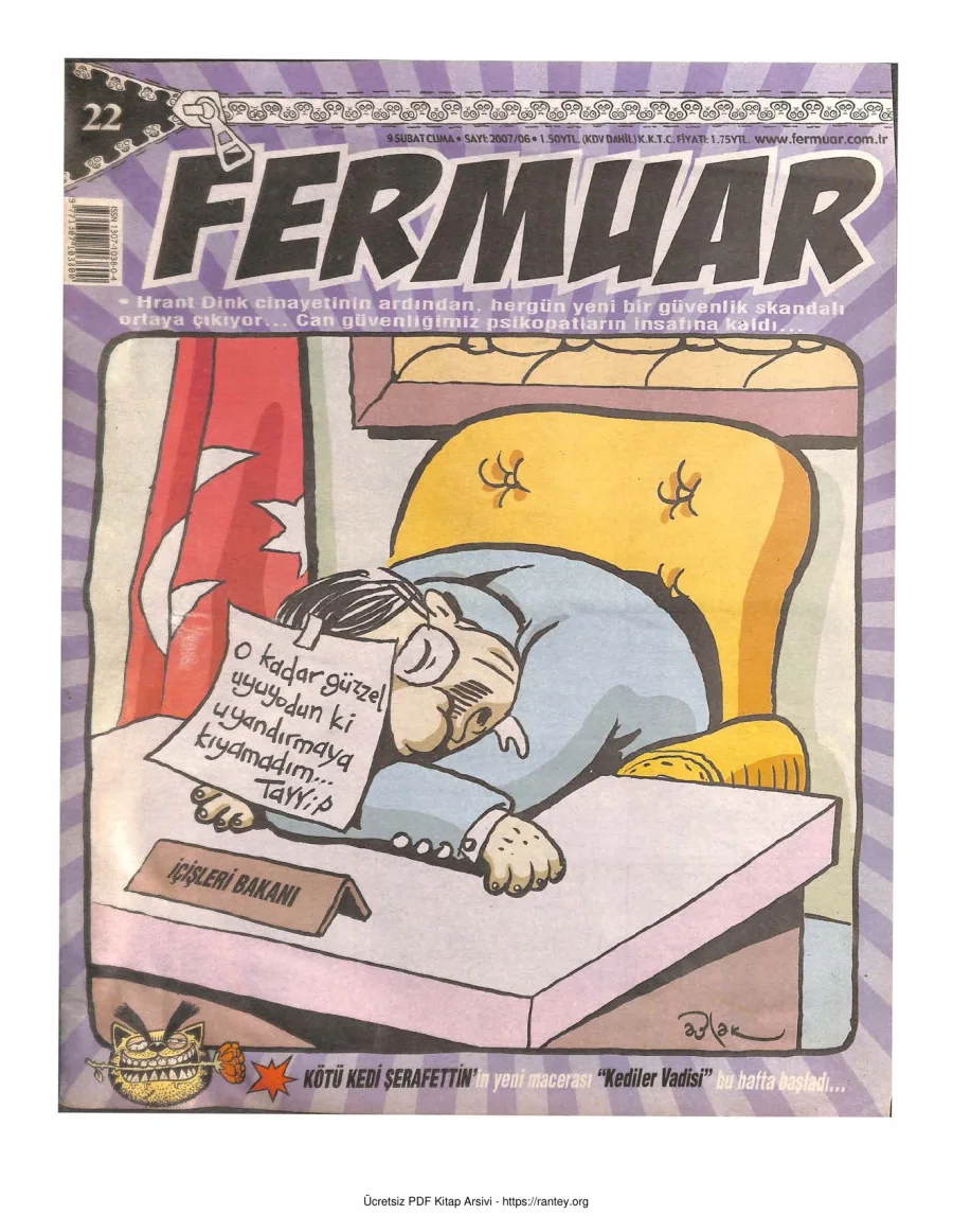 Fermuar 2007 Sayı 22 kapak görseli