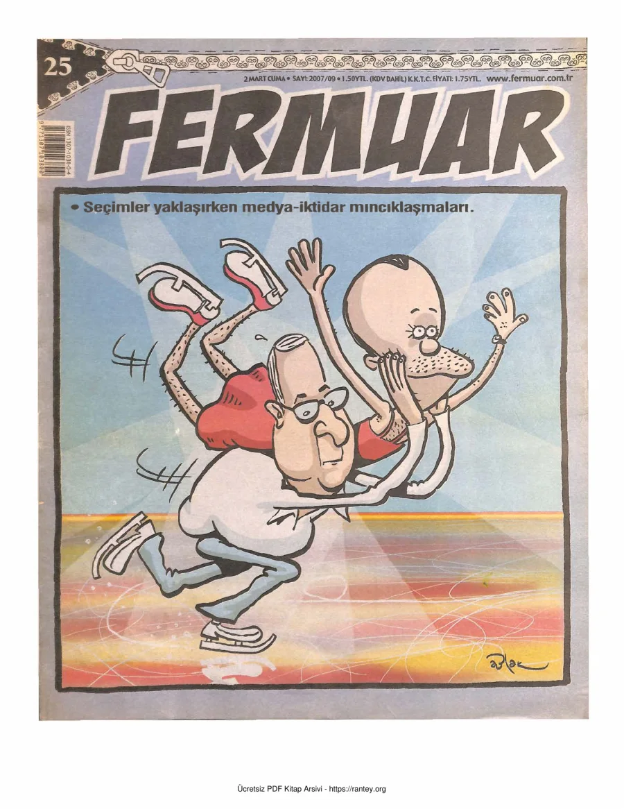 Fermuar 2007 Sayı 25 kapak görseli