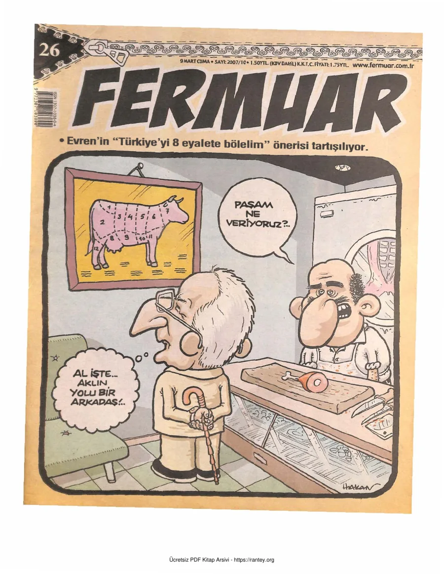 Fermuar 2007 Sayı 26 kapak görseli
