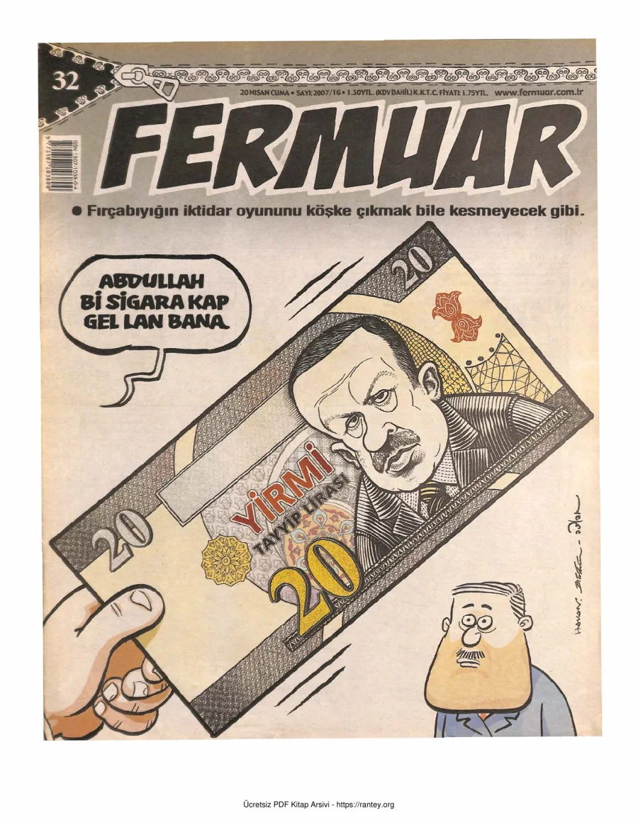 Fermuar 2007 Sayı 32 kapak görseli