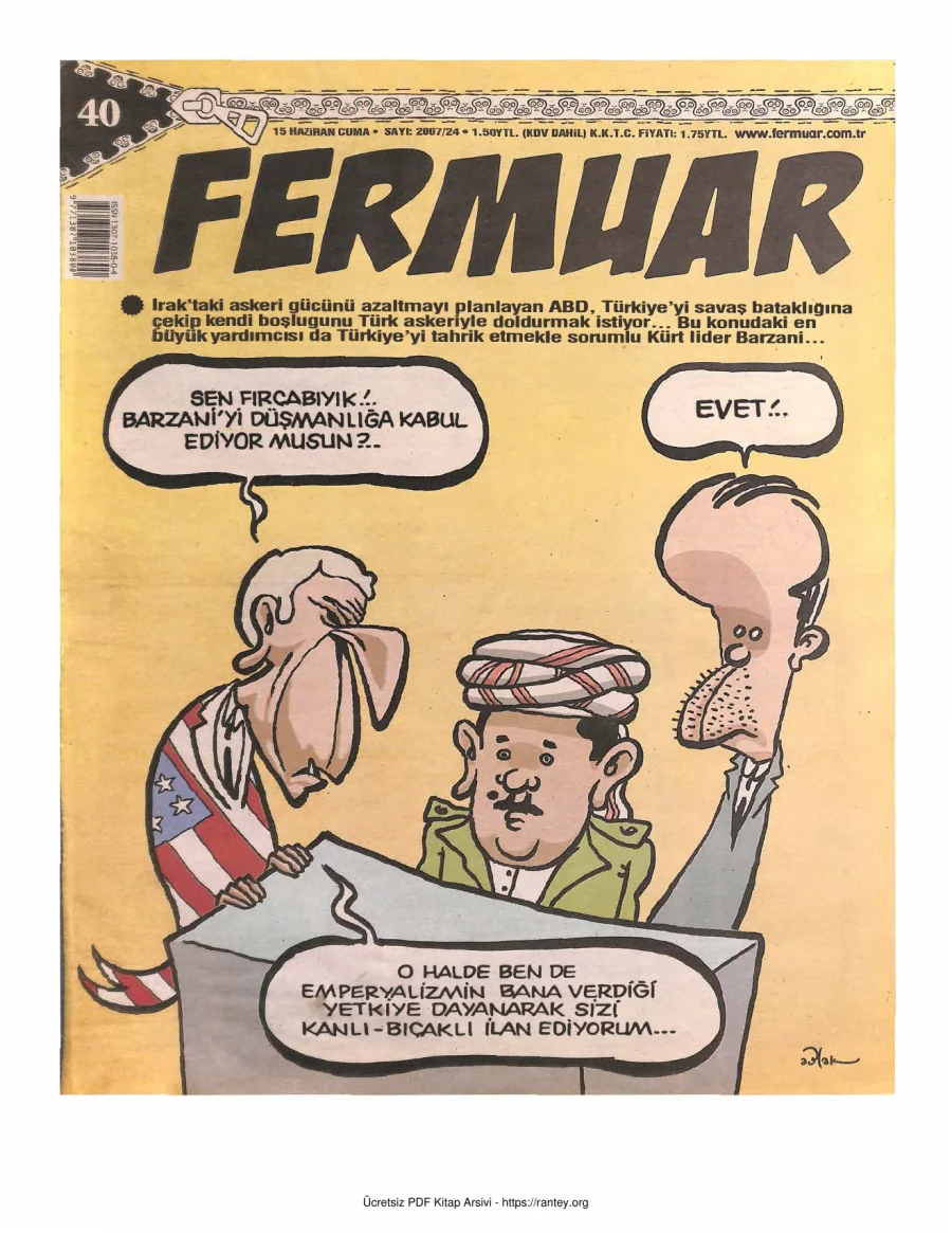 Fermuar 2007 Sayı 40 kapak görseli