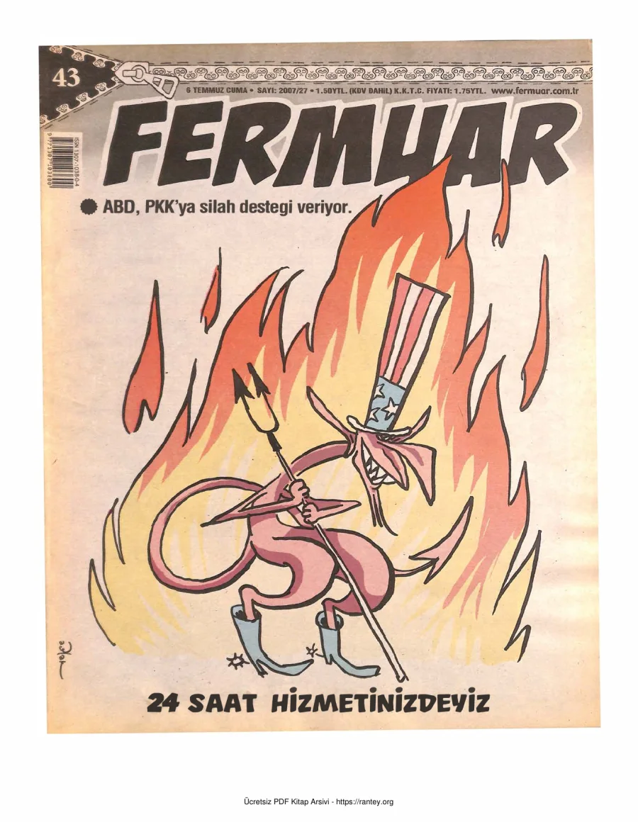 Fermuar 2007 Sayı 43 kapak görseli