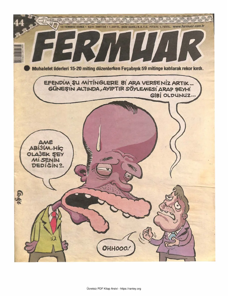 Fermuar 2007 Sayı 44 kapak görseli