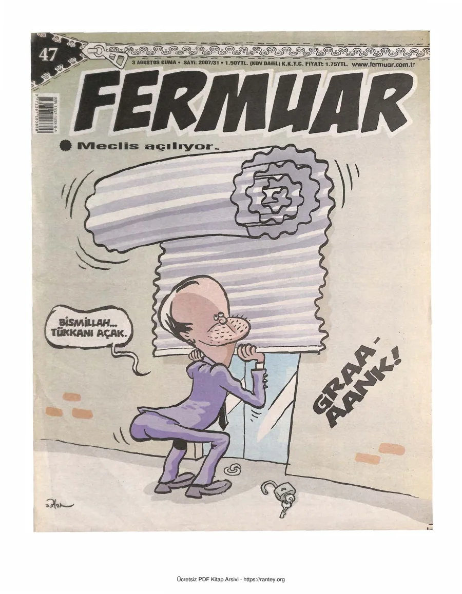 Fermuar 2007 Sayı 47 kapak görseli