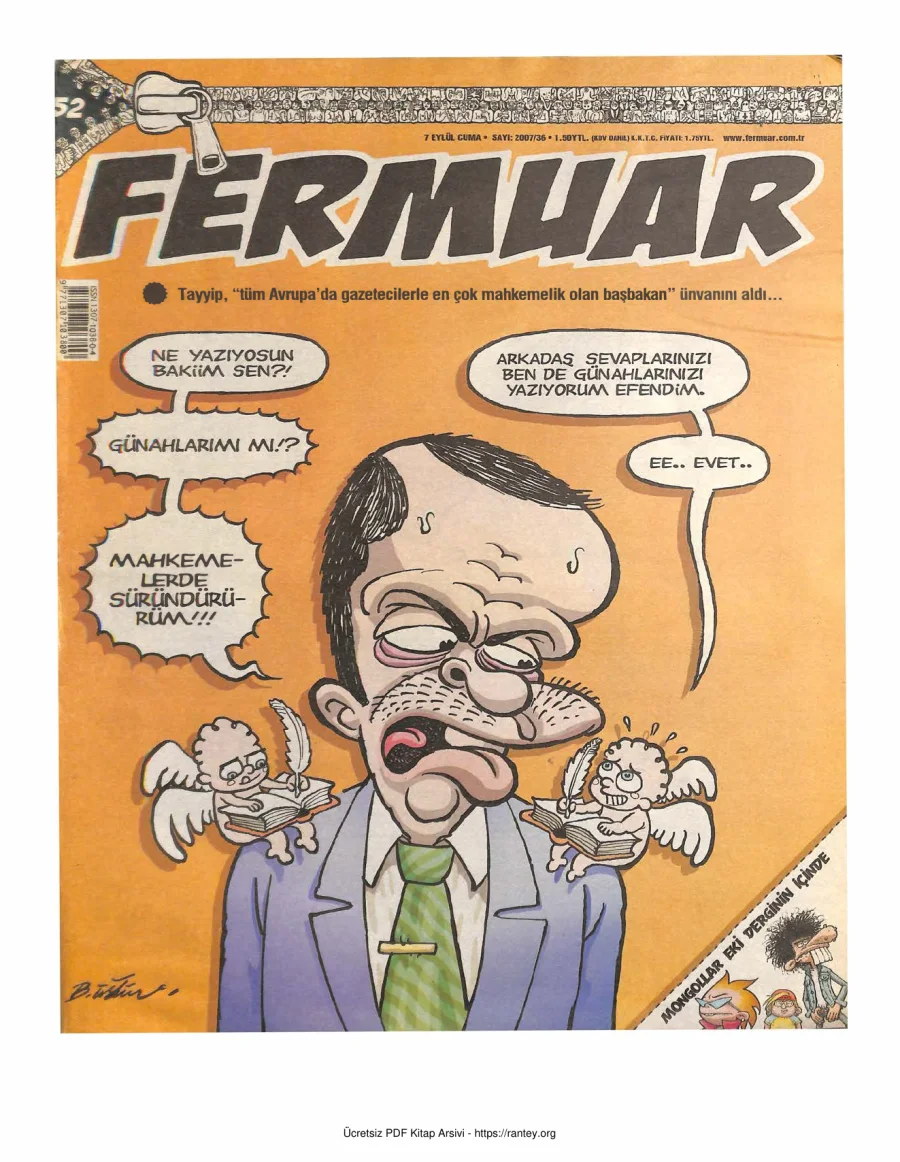 Fermuar 2007 Sayı 52 kapak görseli