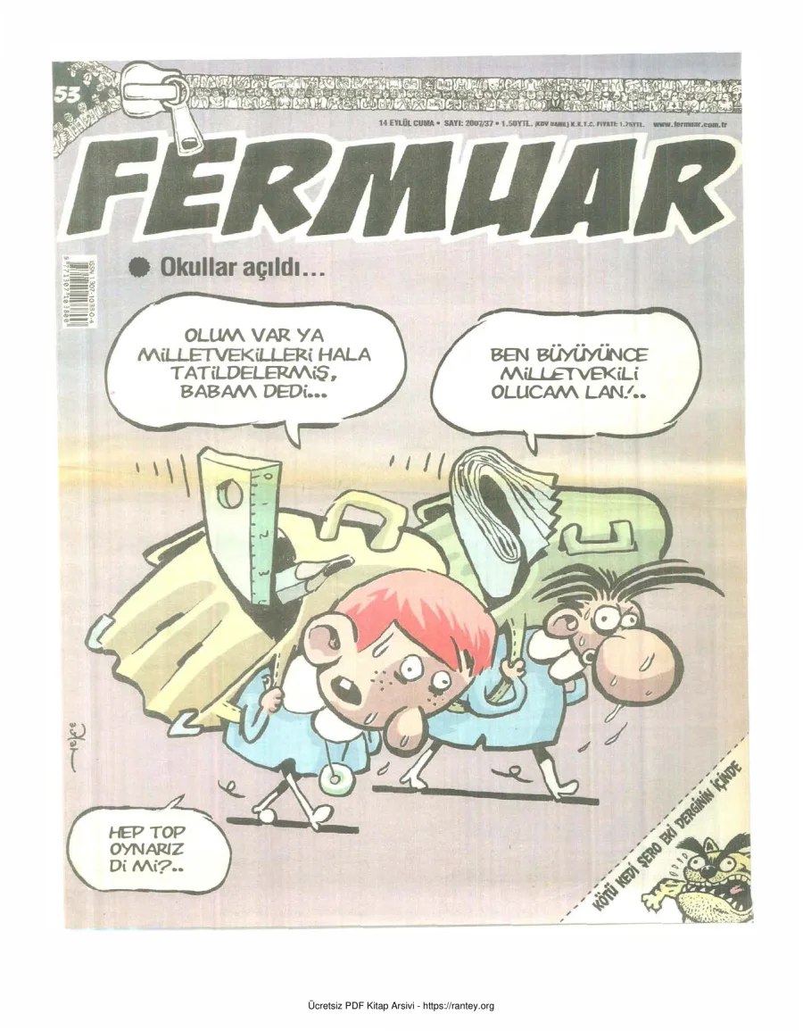 Fermuar 2007 Sayı 53 kapak görseli
